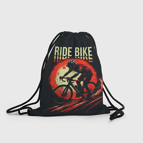 Мешок для обуви Ride bike / 3D-принт – фото 1