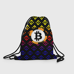 Рюкзак-мешок Bitcoin binance, цвет: 3D-принт