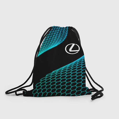 Мешок для обуви Lexus electro hexagon / 3D-принт – фото 1