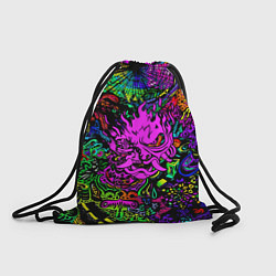 Рюкзак-мешок Samurai optical sreel logo, цвет: 3D-принт
