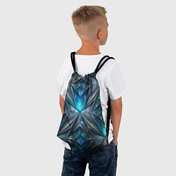 Рюкзак-мешок Темная текстура со свечением, цвет: 3D-принт — фото 2