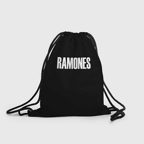 Мешок для обуви Ramones white logo / 3D-принт – фото 1