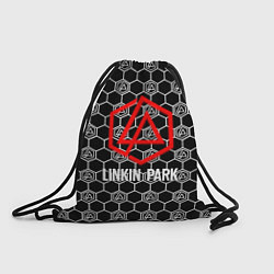 Рюкзак-мешок Linkin park logo pattern, цвет: 3D-принт