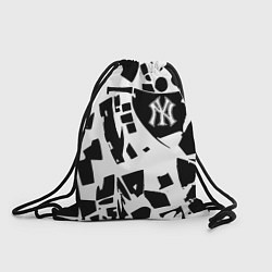 Рюкзак-мешок New York yankees - abstraction, цвет: 3D-принт