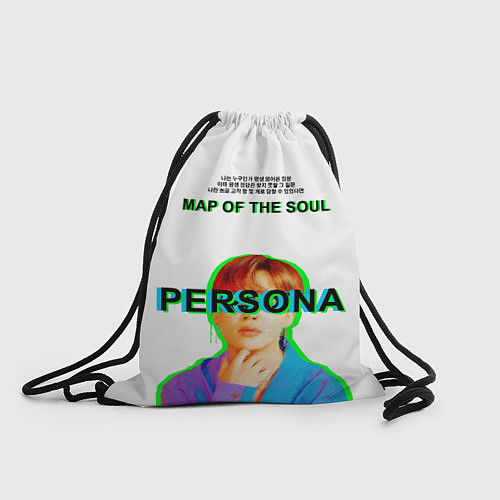 Мешок для обуви BTS Jimin Persona - кто я иероглифами / 3D-принт – фото 1