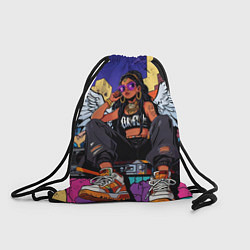 Мешок для обуви Городской ангел - urban style