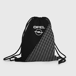 Мешок для обуви Opel чёрно-белый шахматка