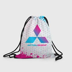 Рюкзак-мешок Mitsubishi neon gradient style, цвет: 3D-принт