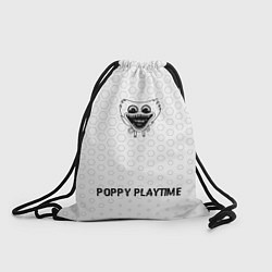 Рюкзак-мешок Poppy Playtime glitch на светлом фоне по-центру, цвет: 3D-принт