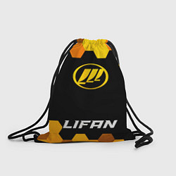 Мешок для обуви Lifan - gold gradient по-центру