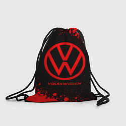 Рюкзак-мешок Volkswagen - red gradient, цвет: 3D-принт