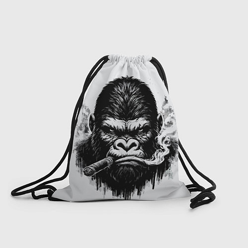 Мешок для обуви Горилла с сигарой / 3D-принт – фото 1