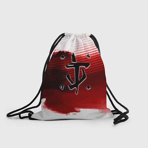 Мешок для обуви Doom eternal logo краски / 3D-принт – фото 1