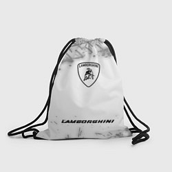 Мешок для обуви Lamborghini speed на светлом фоне со следами шин п