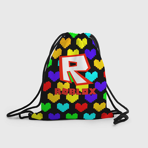 Мешок для обуви Роблокс сердца / 3D-принт – фото 1