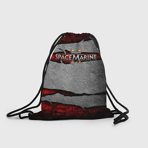 Мешок для обуви Warhammer space marine 2 лого / 3D-принт – фото 1