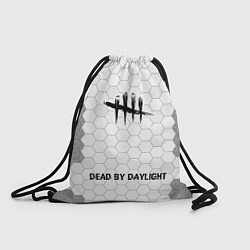 Рюкзак-мешок Dead by Daylight glitch на светлом фоне по-центру, цвет: 3D-принт