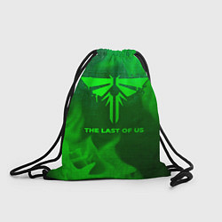 Рюкзак-мешок The Last Of Us - green gradient, цвет: 3D-принт