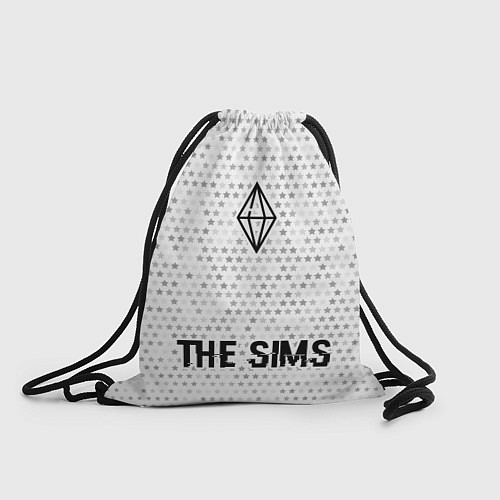 Мешок для обуви The Sims glitch на светлом фоне по-центру / 3D-принт – фото 1
