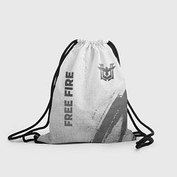 Мешок для обуви Free Fire - white gradient вертикально