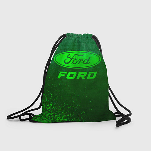 Мешок для обуви Ford - green gradient / 3D-принт – фото 1