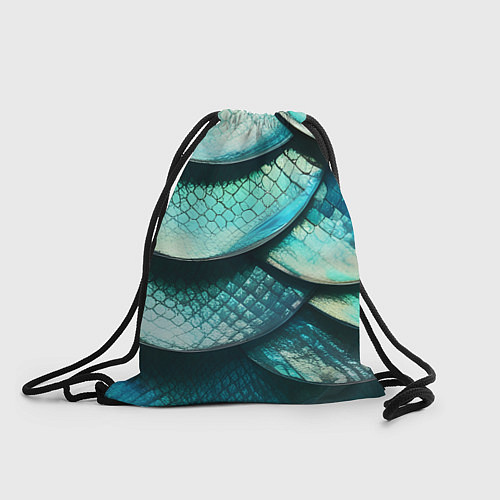 Мешок для обуви Чешуя крупной рыбы / 3D-принт – фото 1