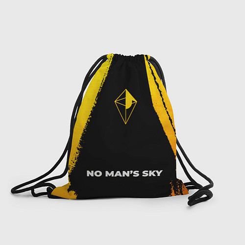 Мешок для обуви No Mans Sky - gold gradient по-центру / 3D-принт – фото 1
