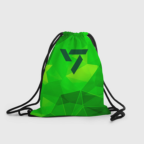 Мешок для обуви Seventeen green poly / 3D-принт – фото 1