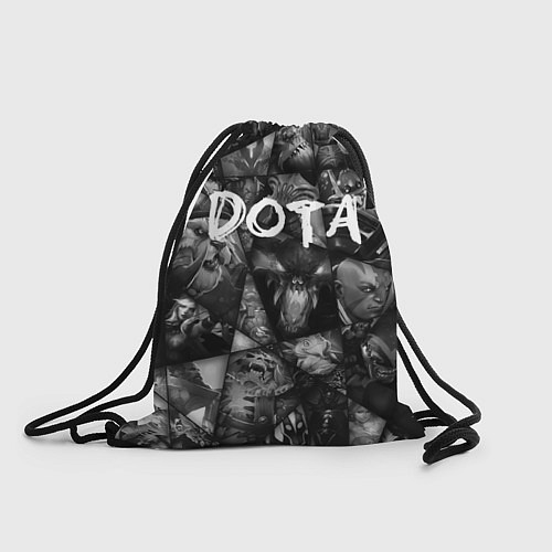 Мешок для обуви Dota 2 - мозаика из персонажей игры / 3D-принт – фото 1