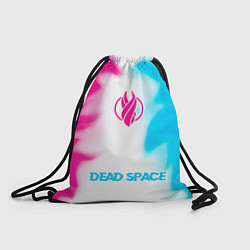 Рюкзак-мешок Dead Space neon gradient style по-центру, цвет: 3D-принт