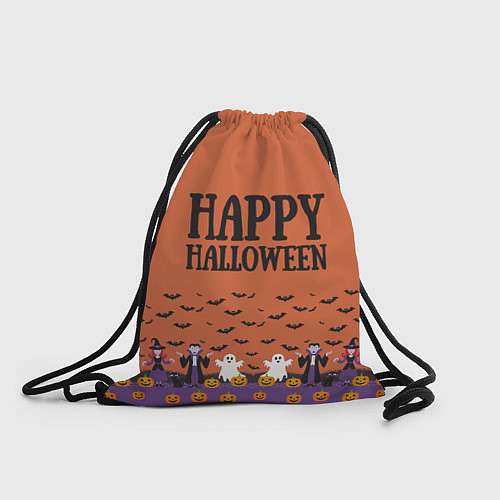 Мешок для обуви Happy Halloween pattern / 3D-принт – фото 1