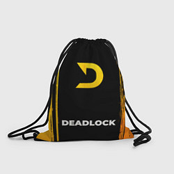 Мешок для обуви Deadlock - gold gradient по-центру