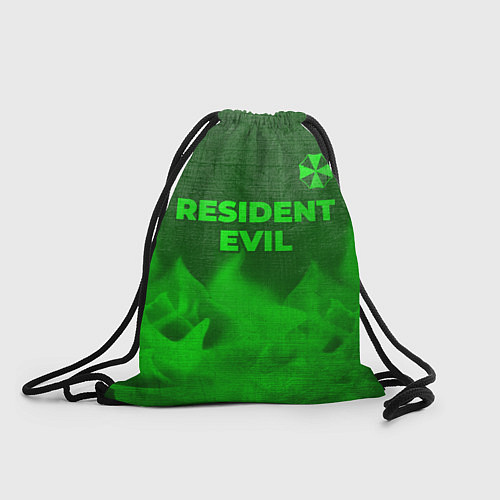 Мешок для обуви Resident Evil - green gradient посередине / 3D-принт – фото 1