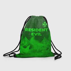 Рюкзак-мешок Resident Evil - green gradient посередине, цвет: 3D-принт