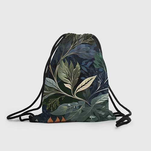 Мешок для обуви Объемные листья / 3D-принт – фото 1