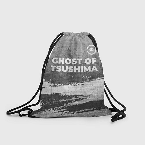Мешок для обуви Ghost of Tsushima - grey gradient посередине / 3D-принт – фото 1