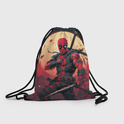 Мешок для обуви Дэдпул самурай