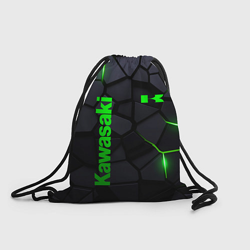 Мешок для обуви Kawasaki - плиты с эффектом свечения / 3D-принт – фото 1