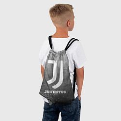Рюкзак-мешок Juventus - grey gradient, цвет: 3D-принт — фото 2
