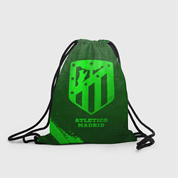Рюкзак-мешок Atletico Madrid - green gradient, цвет: 3D-принт