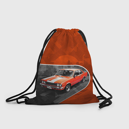 Мешок для обуви Оранжевый ретроавтомобиль / 3D-принт – фото 1