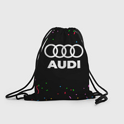 Рюкзак-мешок Audi конфети, цвет: 3D-принт