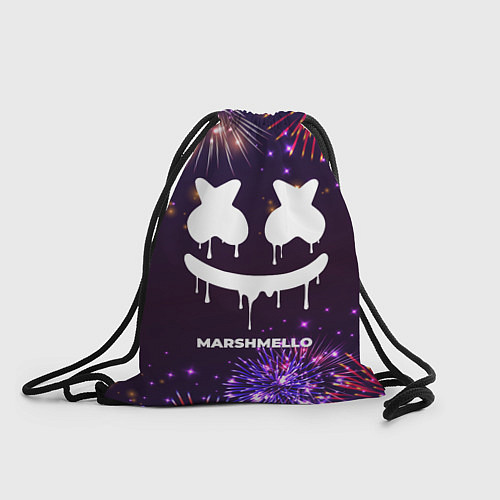 Мешок для обуви Праздничный Marshmello / 3D-принт – фото 1