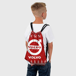 Рюкзак-мешок Новогодний Volvo с оленями, цвет: 3D-принт — фото 2