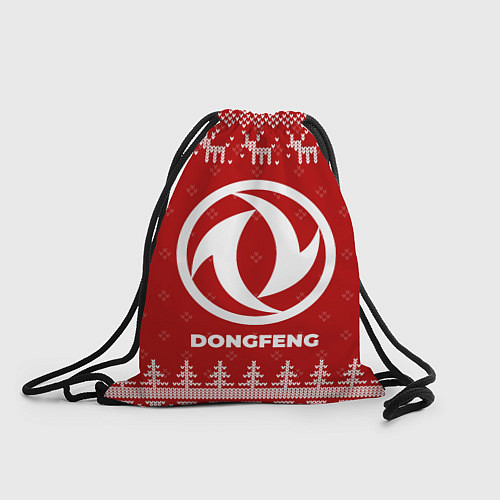 Мешок для обуви Новогодний Dongfeng с оленями / 3D-принт – фото 1