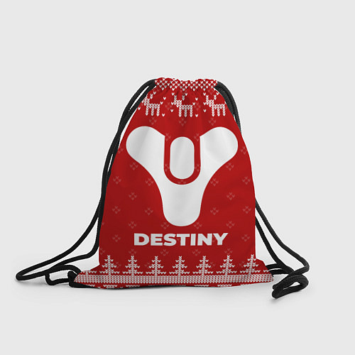 Мешок для обуви Новогодний Destiny с оленями / 3D-принт – фото 1