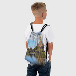 Рюкзак-мешок Собор святых апостолов Петра и Павла в Петергофе, цвет: 3D-принт — фото 2