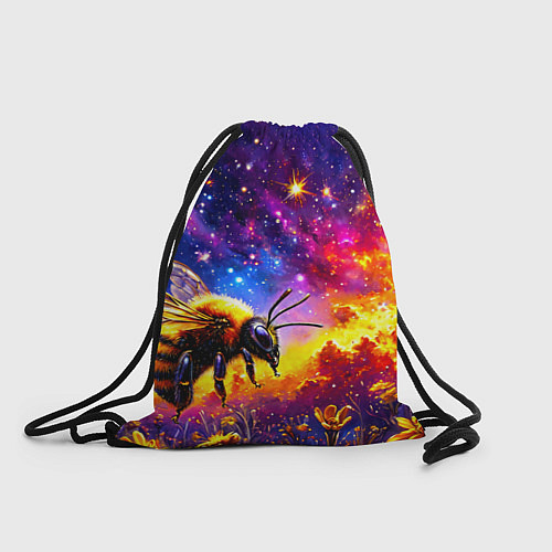 Мешок для обуви Пчелка в космосе / 3D-принт – фото 1