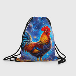 Мешок для обуви Петух в космосе