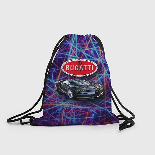 Мешок для обуви Bugatti Italy - мечта автомобилиста / 3D-принт – фото 1
